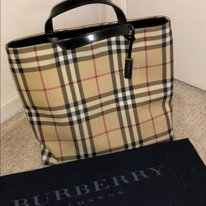 AUTHENTIC Burberry tote bag